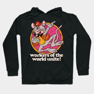 Workers Of The World Unite / Marxist Meme Design Hoodie